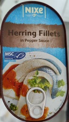 Filets de harengs sauce poivre