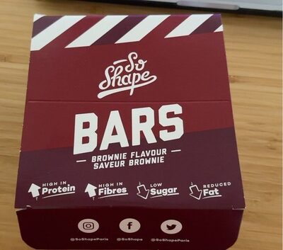 So shape bars brownie flavor