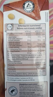 Bebida de soja con chocolate - DESCATALOGADO