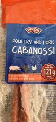 Kabanosy klasyczne drobiowe z dodatkiem wieprzowiny