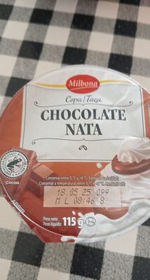Copa de chocolate y nata
