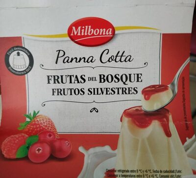 Pana cotta frutas del bosque