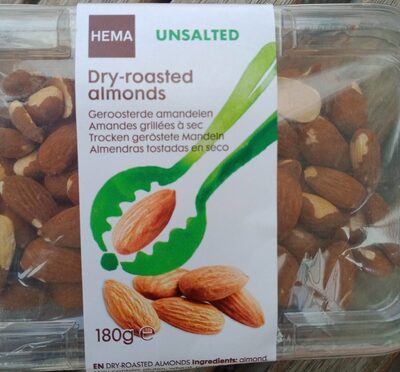 Amandes grillées à sec