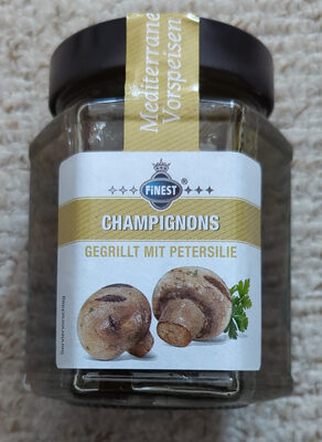 Champignons gegrillt mit Petersilie