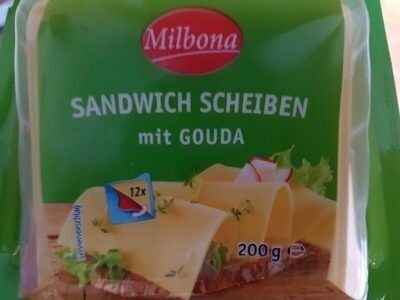 Sandwich Scheiben mit Gouda