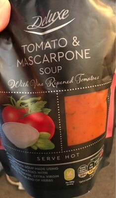 Tomate y mascarpone soup