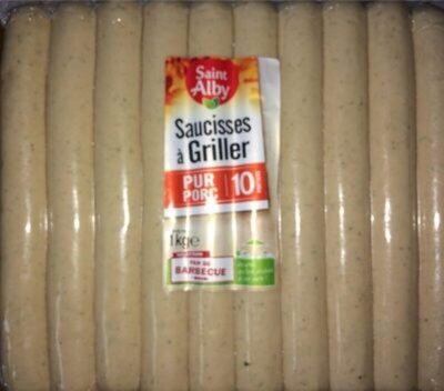 10 saucisses à griller