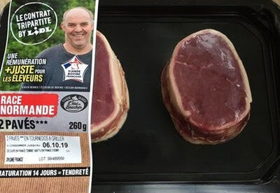 Pavés en tournedos Normande x2