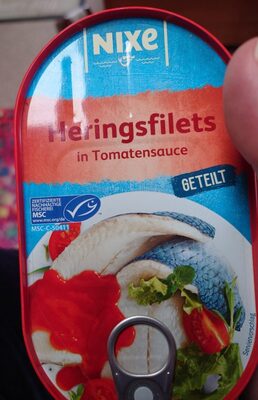 Filets de hareng dans 40% de sauce à la tomate