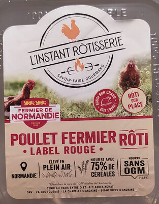 Poulet rôti fermier label rouge