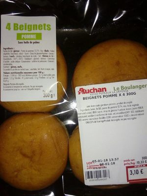 Beignets pomme X4 300g