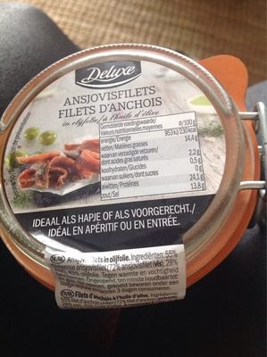 Deluxe filets d anchois à  l huile  d olive