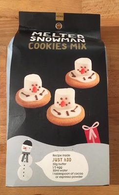 Melted snowman cookies mix