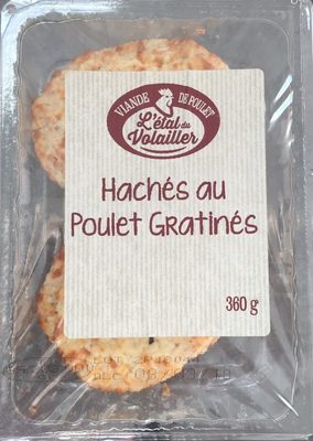 Hachés au Poulet Gratinés