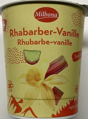 Yogourt rhubarbe-vanille