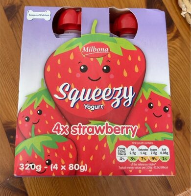Squeezy Yoghurt: Strawberry