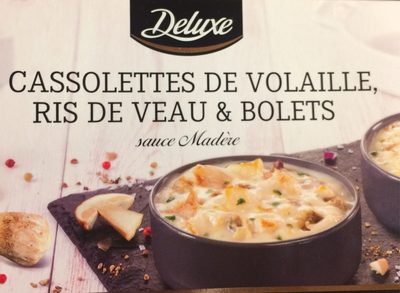 Cassolettes de volaille, ris de veau et bolets