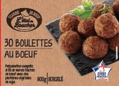 30 boulettes au boeuf