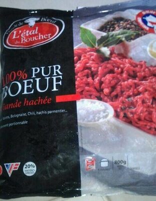 Pur boeuf viande hachee