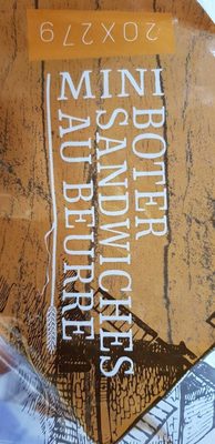 Mini Botero Sandwiches aux Beurre