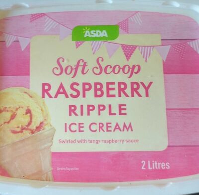 Raspberry ripple ice cream