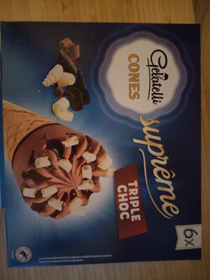 cones supreme triple choc