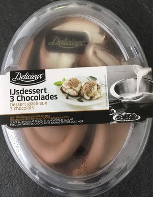 Dessert glacé aux 3 chocolats (650 g / 900 ml)