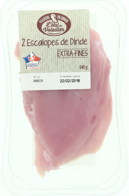 Escalopes de dinde extra fines