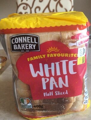 White pan half sliced