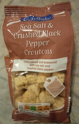Sea Salt & Crushed Black Pepper Croutons