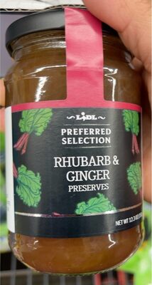 Rhubarb & ginger preserve