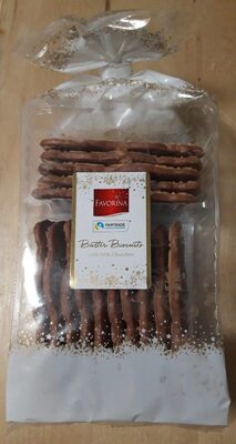 Galletas de mantequilla con chocolate con leche