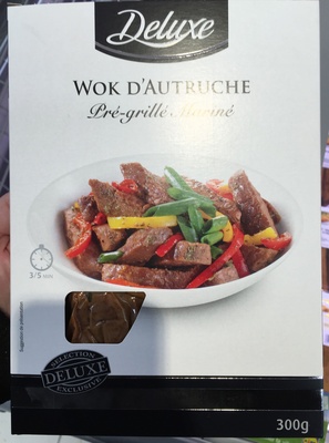 Wok d'Autruche pré-grillé mariné