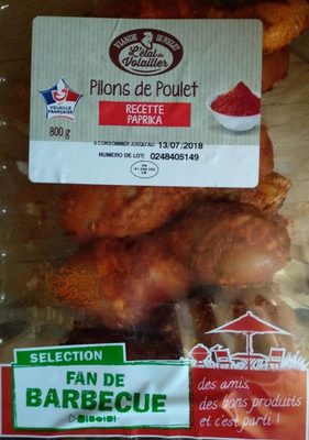 Pilon de poulet marinés au paprika