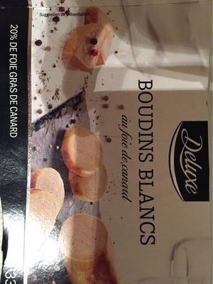 Boudin blanc deluxe foie gras