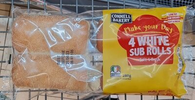 White sub rolls