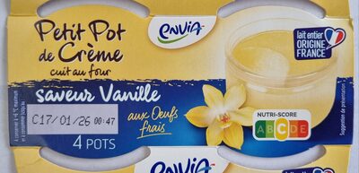 Petit pot de crème vanille