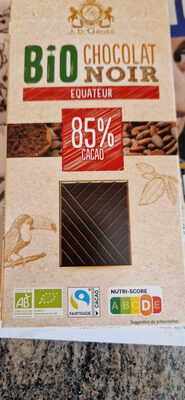 Chocolat noir Equateur Bio