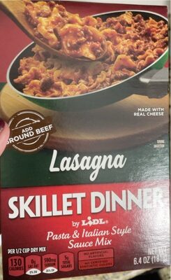 Lasagna Skillet Dinner Pasta & Italian Style Sauce Mix, Lasagna