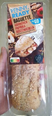 Penny Ready Baguette(Hähnchen,Paprika,Röstzwiebeln)