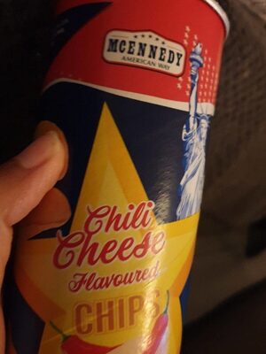 Chili cheese flavoured chips
