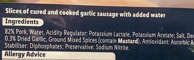 Garlic sausage