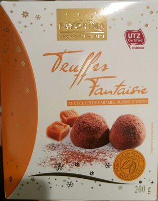 Truffes fantaisie aux éclats de caramel Dupont d'Isigny