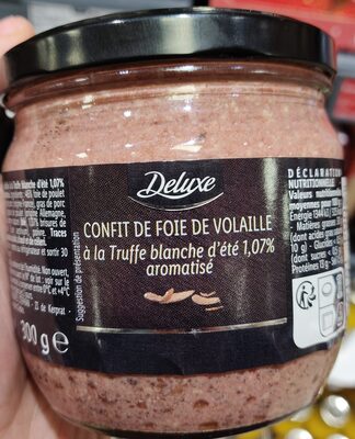 Confit de foie de volaille à la truffe blanche