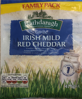 Irish mild red cheddar
