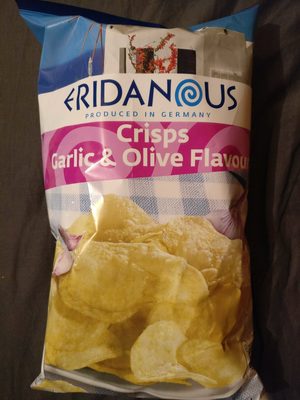 Crisps Garlic & Olive Flavor