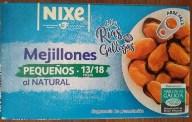 Mejillones pequeños al natural
