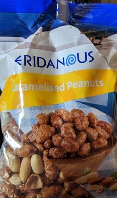Caramelised peanuts