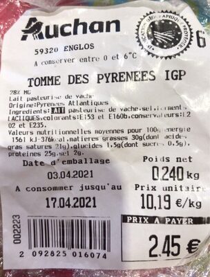 Tomme des Pyrénées