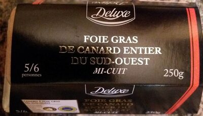 Foie gras de canard du Sud-Ouest mi-cuit
